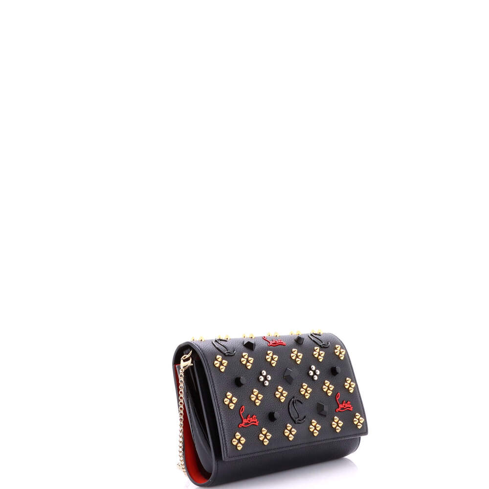 Christian Louboutin Small Paloma Clutch Embellished Leather - Picture 2 of 6